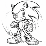 Shadow the Hedgehog Coloring Sheets 2