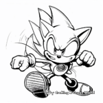 Shadow the Hedgehog Coloring Sheets 3
