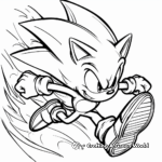Shadow the Hedgehog Coloring Sheets 4