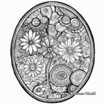 Shape-Teaching Coloring Pages: Marvelous Ovals 4