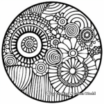 Shapes and Patterns Tracing Coloring Pages 1