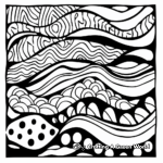 Shapes and Patterns Tracing Coloring Pages 2
