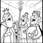 Shepherd Scene Epiphany Coloring Pages 1