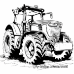 Simple and Fun John Deere Coloring Pages for Kids 1