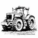 Simple and Fun John Deere Coloring Pages for Kids 3