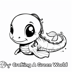Sea Serpent Coloring Pages - Free &amp; Printable!