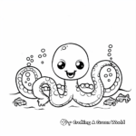 Simple Baby Sea Serpent Coloring Pages for Children 3