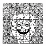 Simple Beginner's Puzzle Coloring Pages 2
