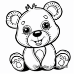 Simple Dot Shapes Coloring Pages for Toddlers 1