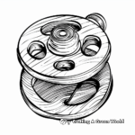 Simple Fidget Spinner Coloring Pages for Kids 3
