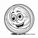 Simple Kid-Perfect Round Gumball Coloring Pages 2