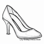 Simple Kitten Heel Coloring Pages for Kids 2
