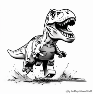 Lego Jurassic World Coloring Pages - Free &amp; Printable!
