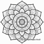 Simple Mandala Coloring Pages for Toddlers 1