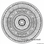 Simple Mandala Coloring Pages for Toddlers 2