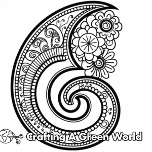 Paisley Coloring Pages for Adults - Free &amp; Printable!