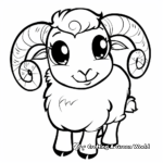 Simple Ram Kid Coloring Pages for Beginners 2
