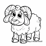 Simple Ram Kid Coloring Pages for Beginners 4