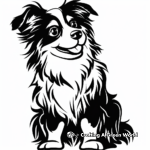 Simple Scotch Collie Coloring Pages for Children 3