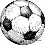 Simple Soccer Ball Coloring Pages 3
