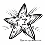 Simple Star Shapes Coloring Pages for Children 1