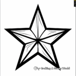 Simple Star Shapes Coloring Pages for Children 3