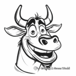 Simple Taurus Coloring Pages for Beginners 3