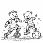 Soccer Build a Bear Coloring Pages for Sports Lovers 2