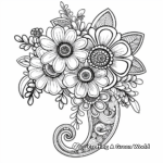 Soothing Paisley Flower Coloring Pages 4