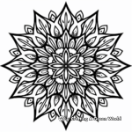 Sophisticated Star Mandala Coloring Pages for Adults 4