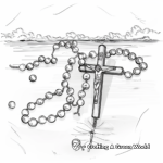 Sorrowful Mystery Rosary Coloring Sheets 2