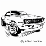 Special Edition Camaro: Hot Wheels 50th Anniversary Coloring Pages 4
