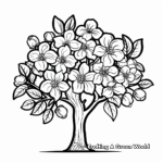 Spring Blossom Trees Coloring Pages 4