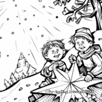 Star of Bethlehem Christmas Story Coloring Pages 2