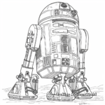Star Wars Themed R2D2 Coloring Pages 3