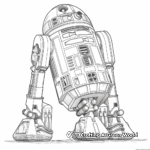 Star Wars Themed R2D2 Coloring Pages 4