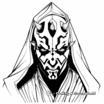 Star Wars: The Clone Wars Darth Maul Coloring Pages 3