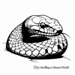 Stealthy Black Mamba Coloring Pages 2