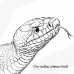 Stealthy Black Mamba Coloring Pages 4