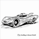 Steampunk Batmobile Coloring Pages 4