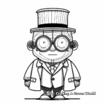 Steampunk Character: Dapper Gentleman Coloring Pages 3