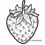 Strawberry Dot Coloring Pages 1