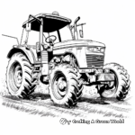 Stunning Lawn Tractor Coloring Pages 4