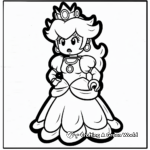 Stunning Lego Princess Peach Coloring Pages 3