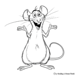 Stunning Ratatouille Coloring Pages for Food Lovers 1