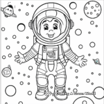 Stunning Space Themed Tracing Coloring Pages 3