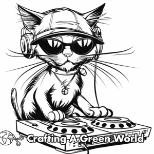 Cartoon Cat Coloring Pages - Free & Printable!