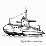Submarine Coloring Pages 2