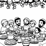 Sukkot Feast Coloring Pages 2