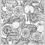 Summer Lemons Coloring Pages 2